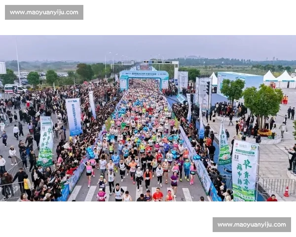 首届环洪湖马拉松开跑:7000 选手绘就生态画卷